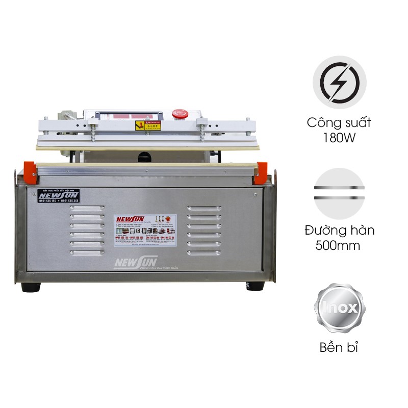 Máy hút chân không vòi ngoài VS500 (vỏ inox)