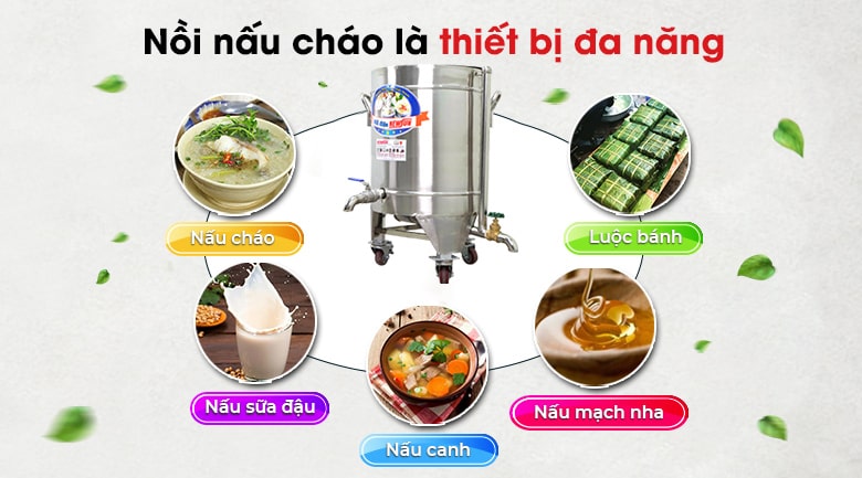 Nồi cháo đun nấu đa năng