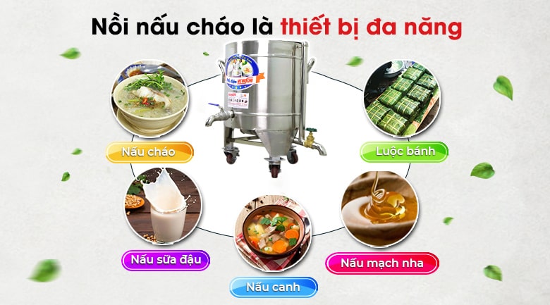 Nồi cháo đun nấu đa năng