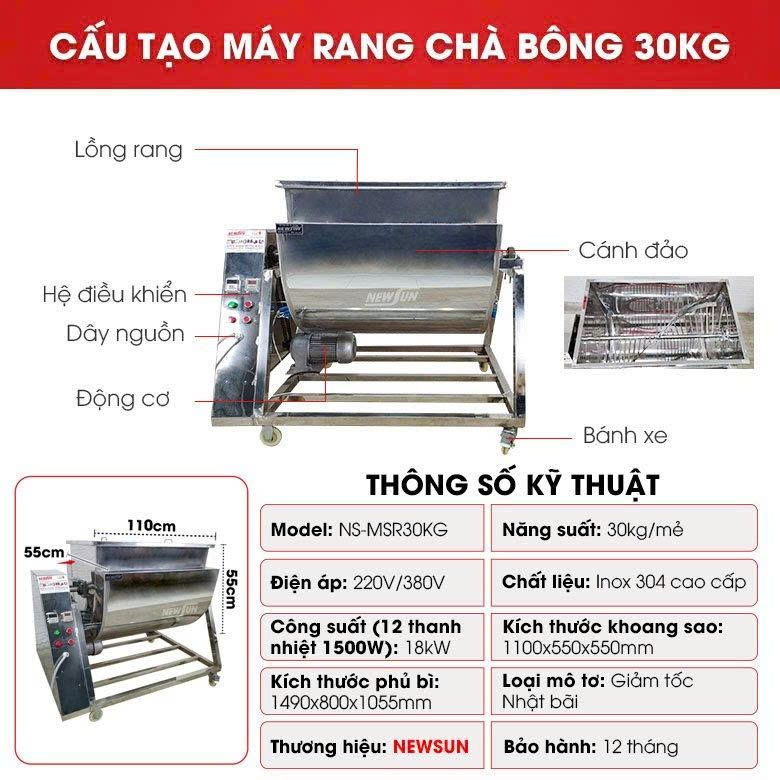 Cấu tạo, thông số kỹ thuật
