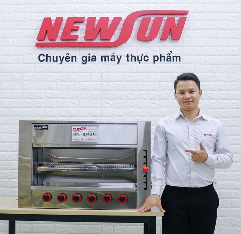 Thao tác nâng/hạ vỉ nướng
