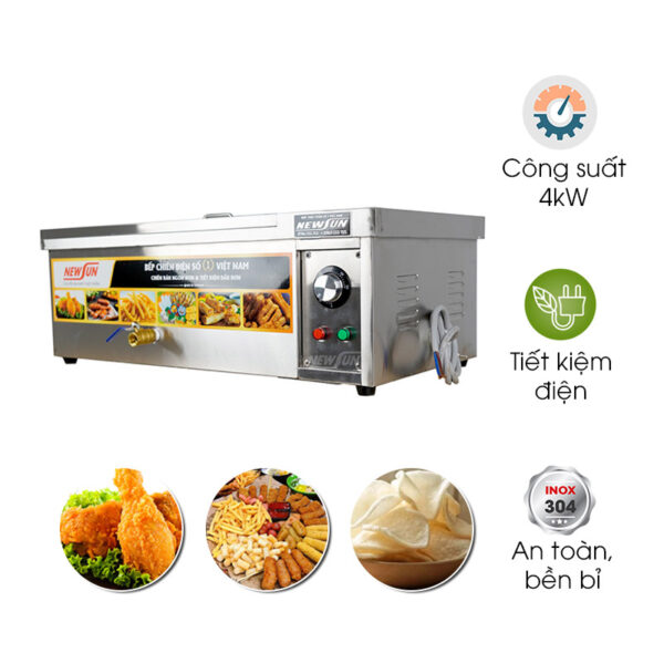 Bếp chiên thực phẩm Việt Nam 25 lít (inox 304)