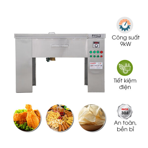 Bếp chiên thực phẩm Việt Nam 50 lít (inox 304)
