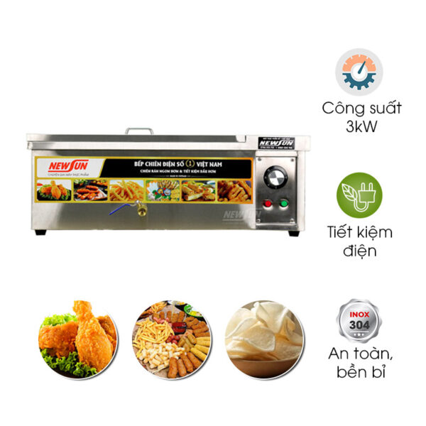 Bếp chiên thực phẩm Việt Nam 12 lít (inox 304)
