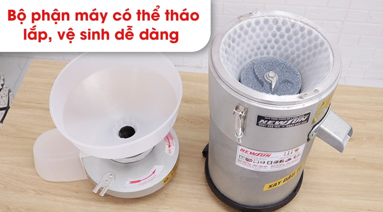 Các bộ phận máy vệ sinh dễ dàng