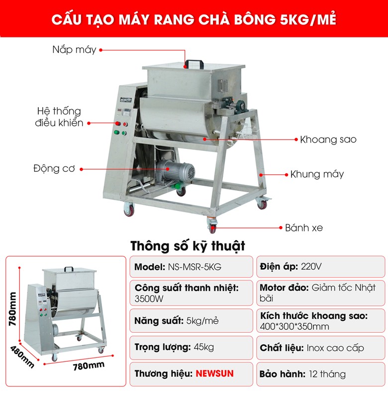 Cấu tạo, thông số kỹ thuật