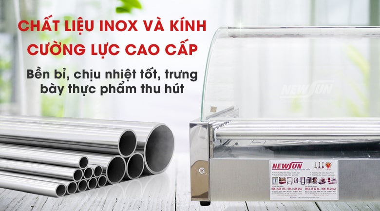 Bền bỉ và tăng tính thẩm mỹ nhờ chất  liệu cao cấp