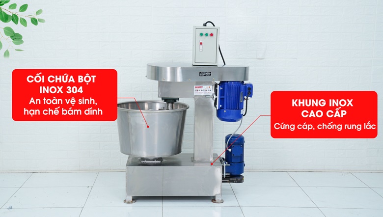 Chất liệu inox cao cấp, bền bỉ và an toàn vệ sinh Chất liệu inox cao cấp, bền bỉ và an toàn vệ sinh