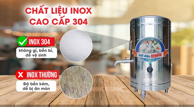 chất liệu inox 304