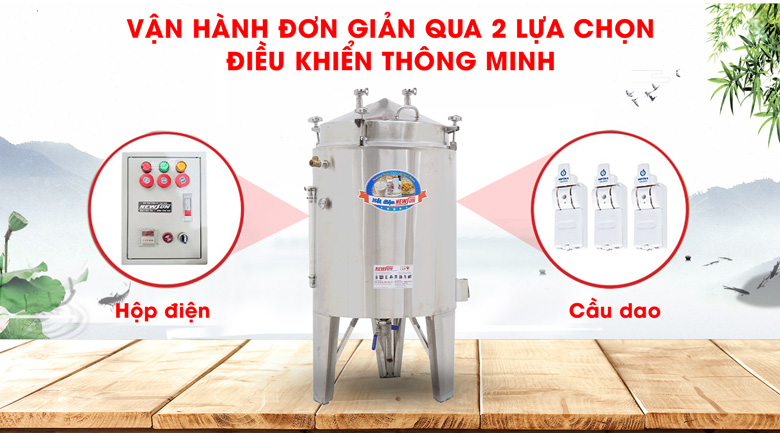 Vận hành đơn giản qua hệ điều khiển thông minh Vận hành đơn giản qua hệ điều khiển thông minh