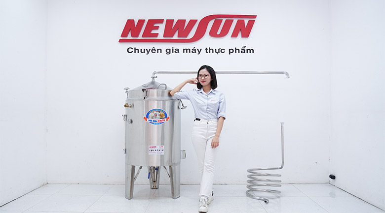 Nồi nấu rượu 100kg/mẻ Nồi nấu rượu 100kg/mẻ