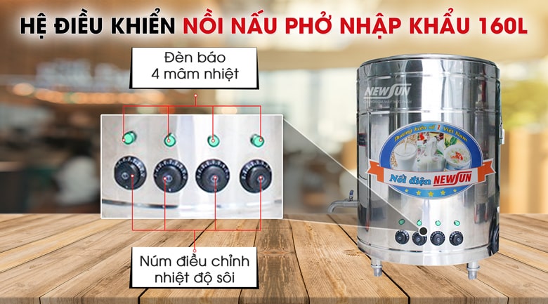 hệ điều khiển nồi 160l
