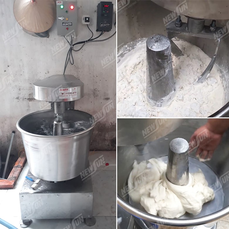 Cách vận hành máy trộn bột bột mì