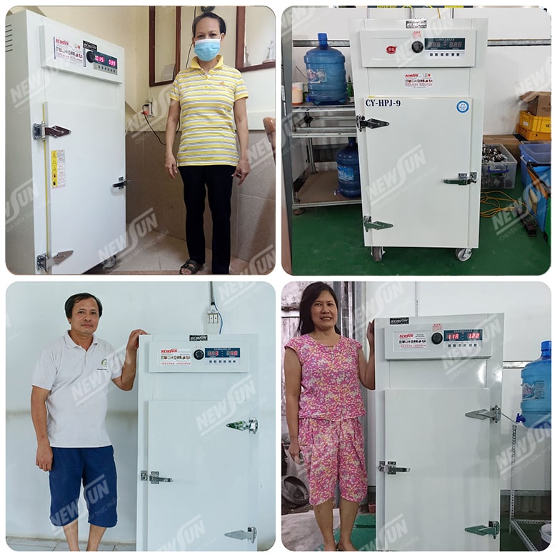Hình ảnh khách hàng sử dụng tủ sấy lạp xưởng NEWSUN Hình ảnh khách hàng sử dụng tủ sấy lạp xưởng NEWSUN