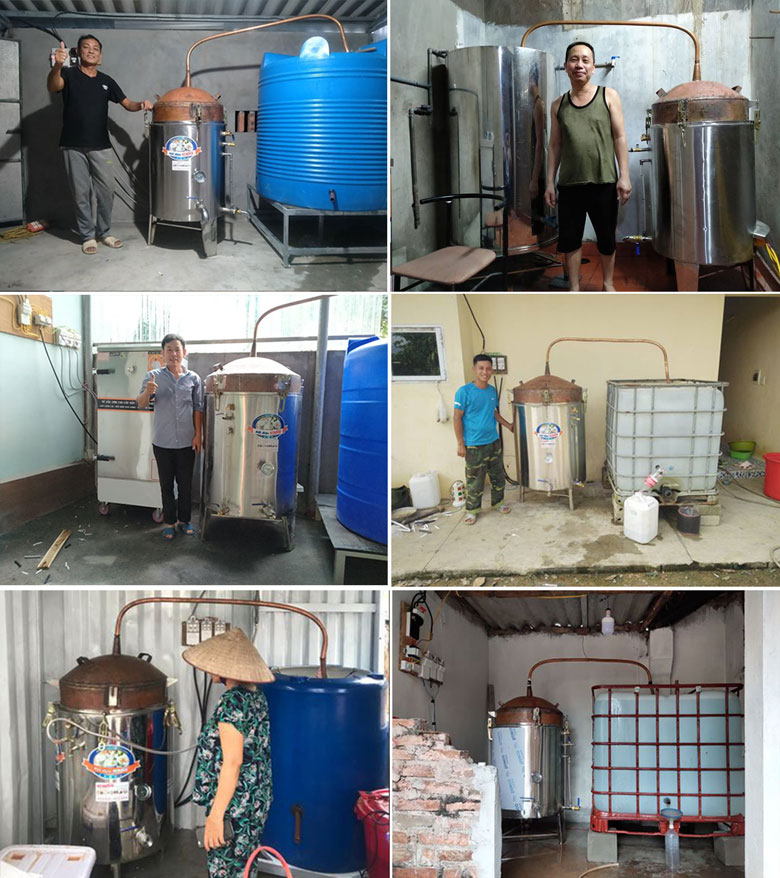Nồi nấu rượu lõi đồng được nhiều khách hàng lựa chọn Nồi nấu rượu lõi đồng được nhiều khách hàng lựa chọn