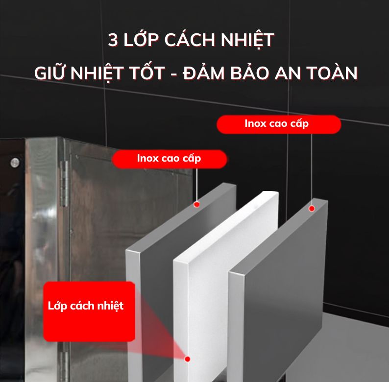 Tiết kiệm điện và đảm bảo an toàn nhờ thiết kế cách nhiệt