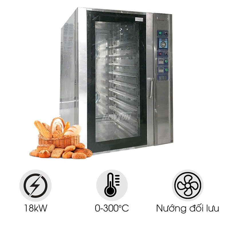 Lò nướng bánh mì đối lưu 10 khay Việt Nam
