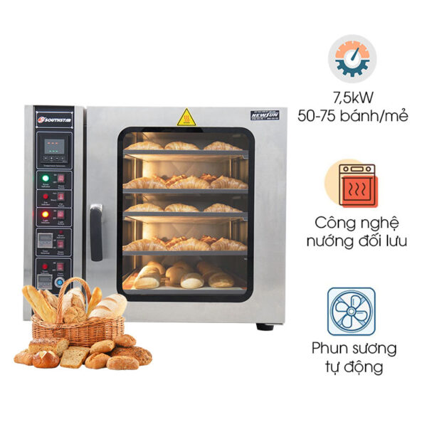 Lò nướng bánh mì đối lưu 5 khay Southstar