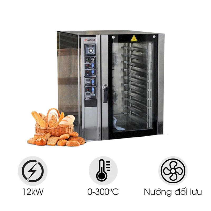 Lò nướng bánh mì đối lưu Southstar 8 khay