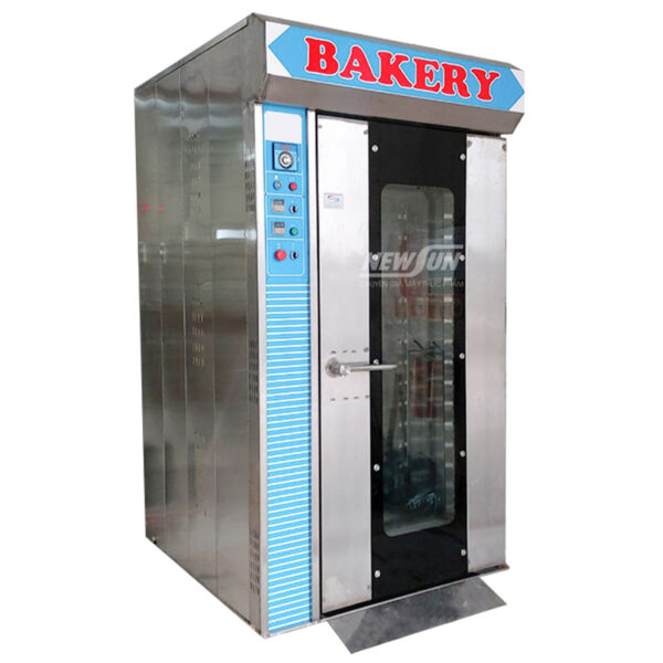 Lò nướng bánh mì công nghiệp 16 khay xoay