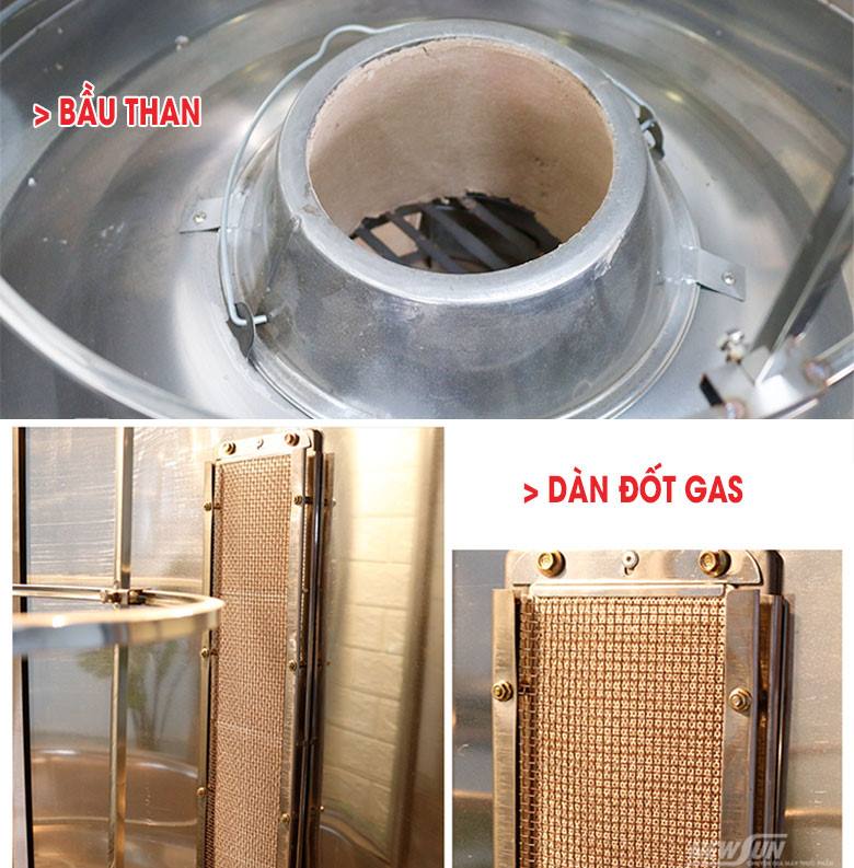 Gia nhiệt nhanh đều, rút ngắn thời gian quay nướng Gia nhiệt nhanh đều, rút ngắn thời gian quay nướng