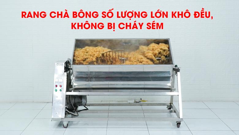 Rang lượng lớn chà bông đều nhau, không bị cháy sém