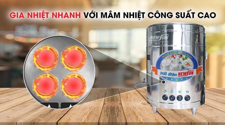 mâm nhiệt công suất cao