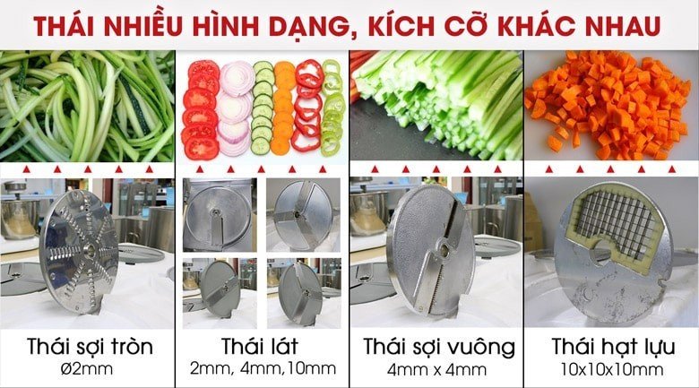 Bộ 6 lưỡi dao sắc bén, cắt rau củ nhiều hình dạng và kích cỡ Bộ 6 lưỡi dao sắc bén, cắt rau củ nhiều hình dạng và kích cỡ
