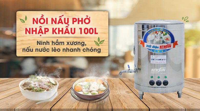 nồi nấu phở điện nhập khẩu 100l lít nồi nấu phở điện nhập khẩu 100l lít
