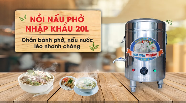 Nồi nấu phở nhập khẩu 20 lít Nồi nấu phở nhập khẩu 20 lít