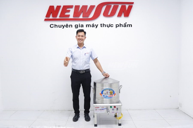 nồi nấu xôi 5kg/mẻ NEWSUN