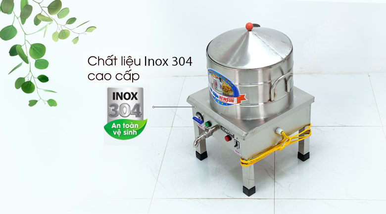 Bền bỉ nhờ sử dụng 100% inox 304 cao cấp Bền bỉ nhờ sử dụng 100% inox 304 cao cấp