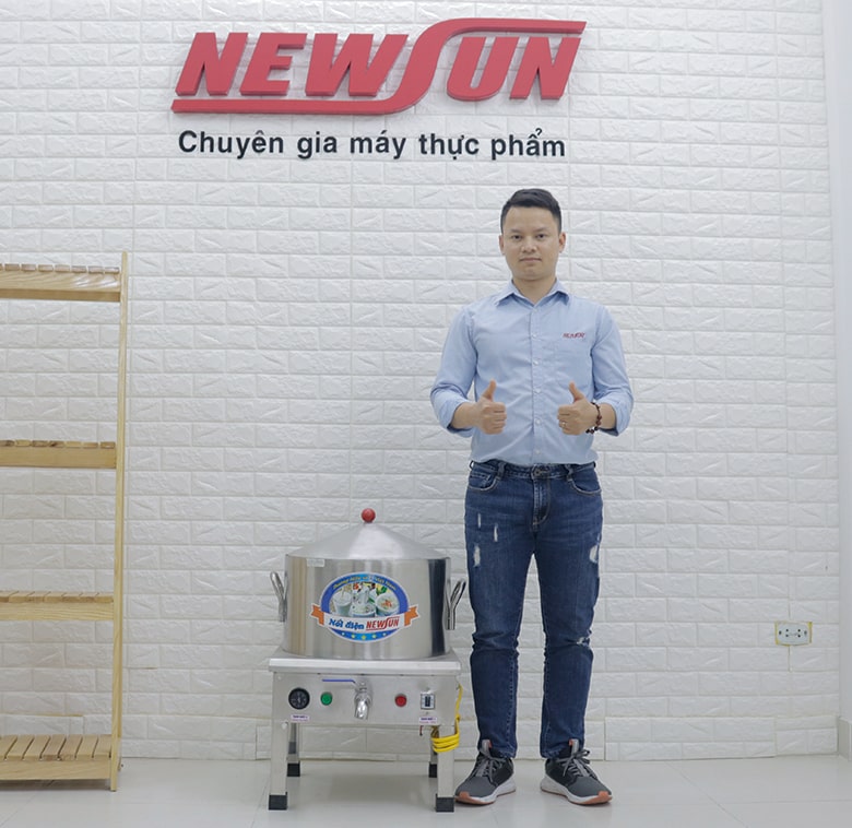 Nồi tráng bánh cuốn điện sở hữu nhiều điểm thiết kế tối ưu