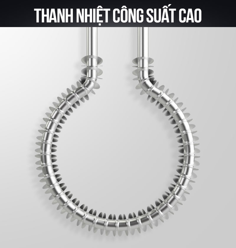 Thanh nhiệt khô vận hành với công suất cao