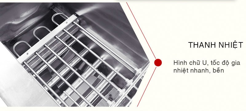 Đun nóng dầu nhanh nhờ thanh nhiệt công suất cao