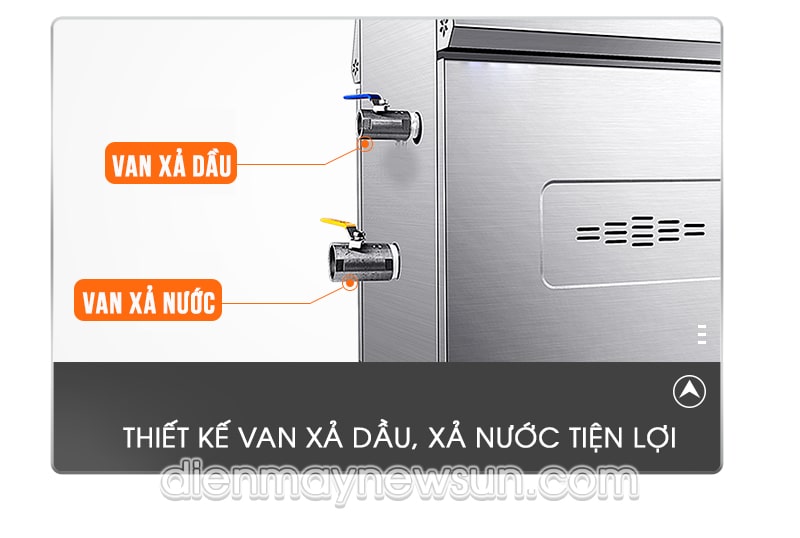 Bộ van xả dầu và van xả nước