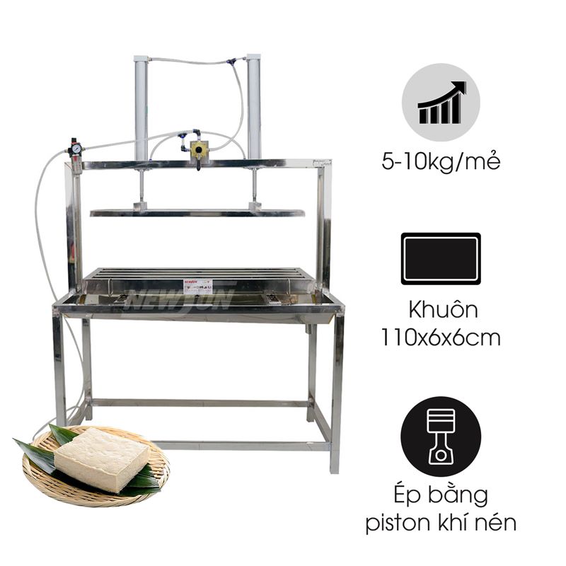 ava-bàn-ép-đậu-hũ-bằng-piston-khí-nén