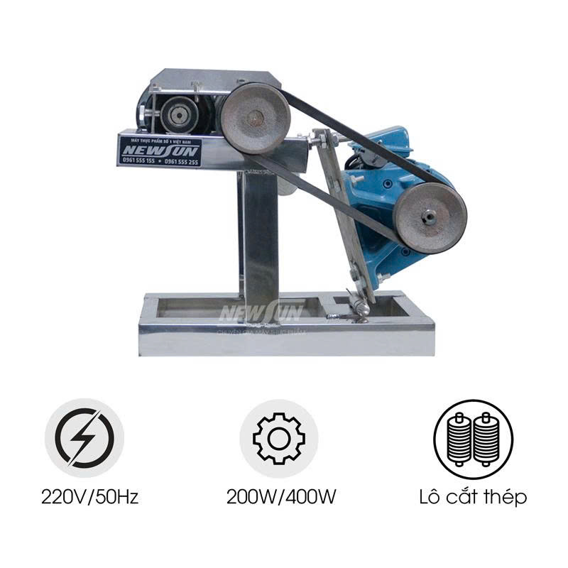 Máy thái bì, cắt bì tự động (có motor)