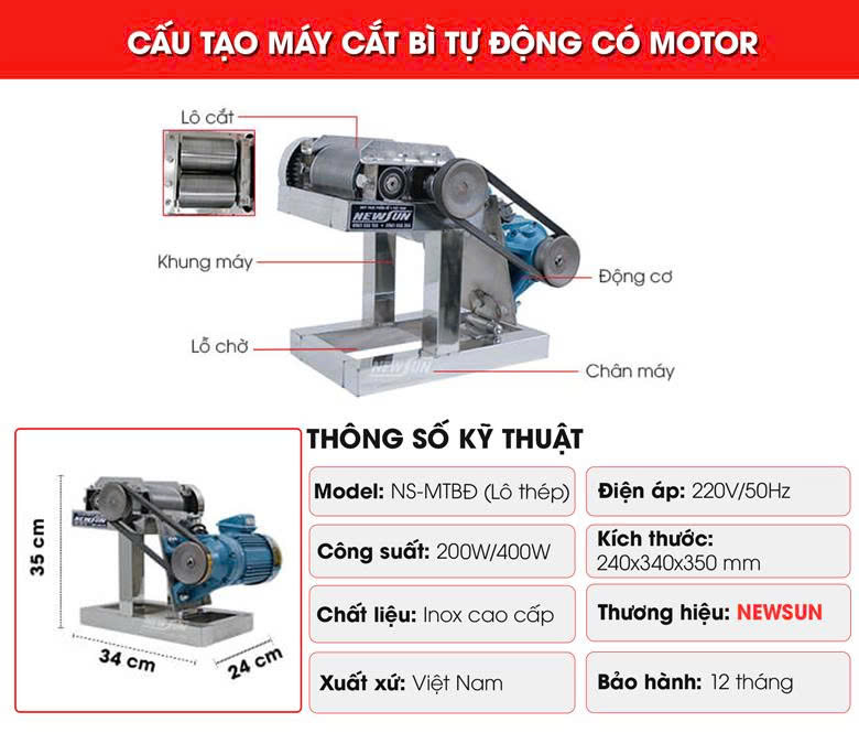 Thông số kỹ thuật và các bộ phận cấu tạo Thông số kỹ thuật và các bộ phận cấu tạo