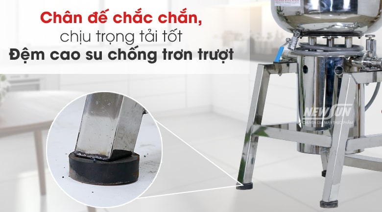 Chân máy được chế tạo từ inox 201