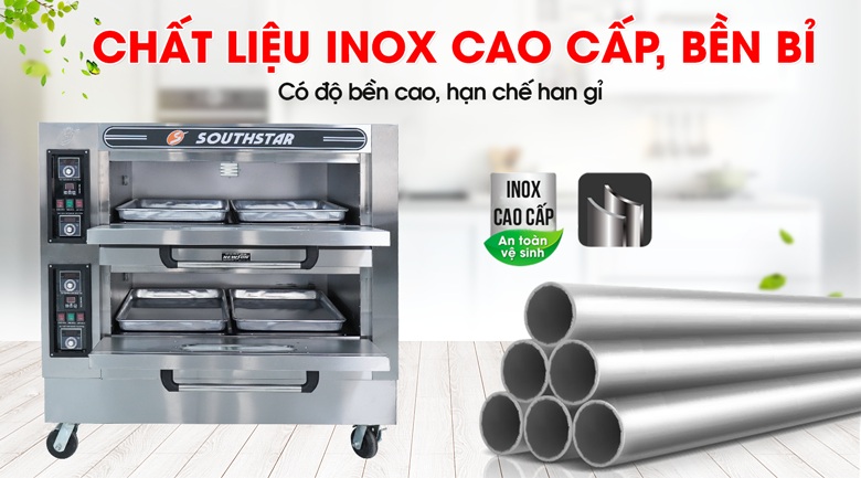 Chất liệu cao cấp, bền bỉ và hạn chế han gỉ