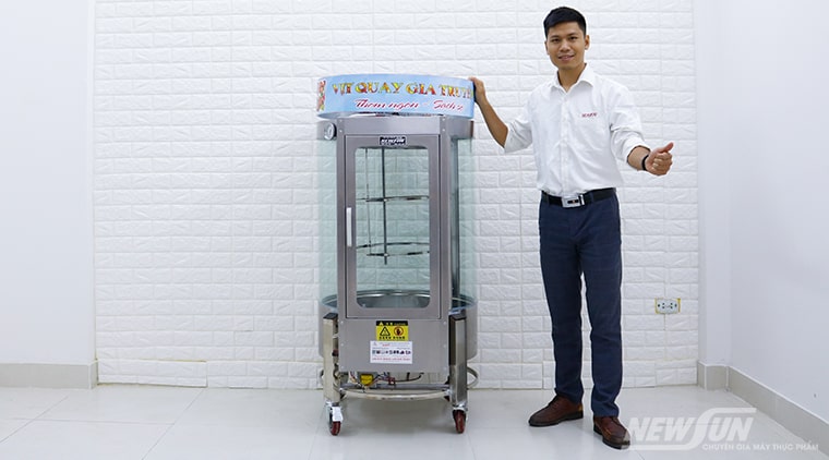 Lò quay gà vịt dùng than và gas NEWSUN