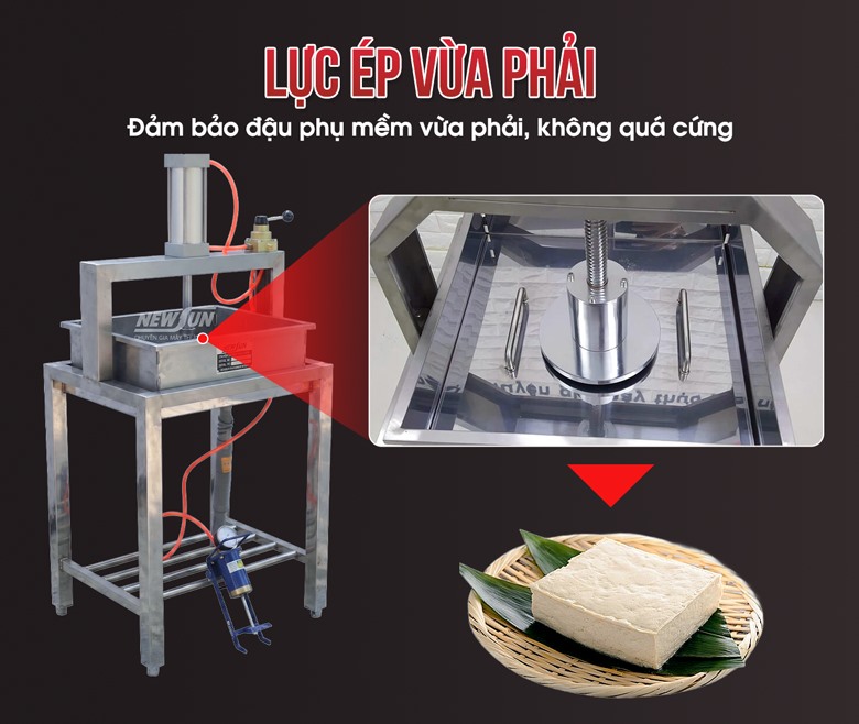 Dễ dàng điều chỉnh lực ép đậu