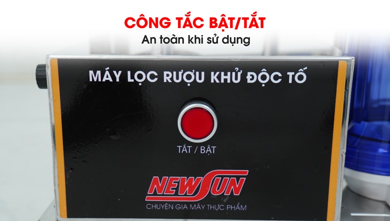 Công tắc bật/tắt dễ sử dụng