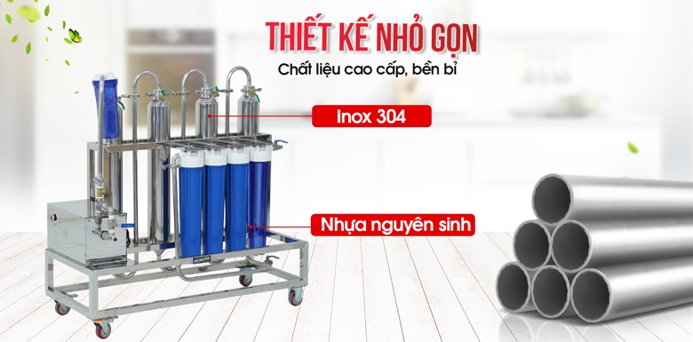 Thiết kế nhỏ gọn, chất liệu có độ bền cao