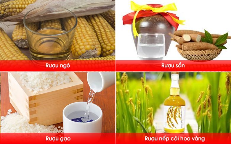 Phù hợp với nhiều loại rượu ngũ cốc khác nhau