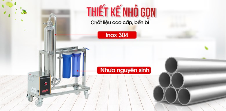 Thiết kế tinh gọn, tối ưu không gian, bền đẹp dài lâu