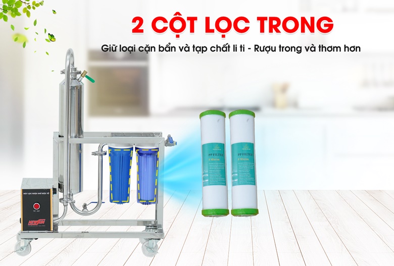 Giúp rượu trong hơn