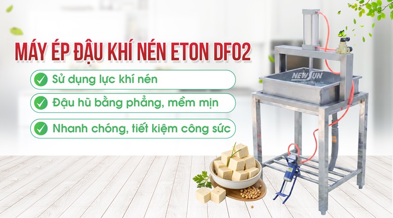 Máy ép đậu hũ khí nén ETON-DF02
