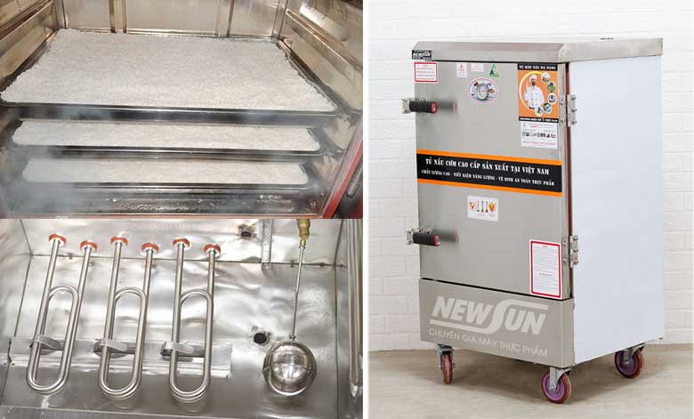 Tủ làm chín thực phẩm nhờ hơi nước và áp suất